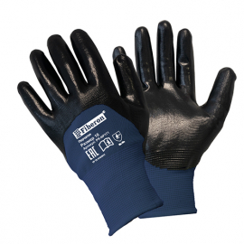 Перчатки «Антискользящие: МЕХАНИК ПЛЮС» полиэстеровые, нитриловое покрытие, Fiberon, 10(XL)