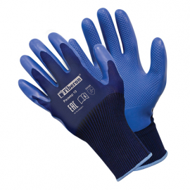 Перчатки «Повышенная защита при тяжелых работах» полиэстер, латексное покрытие, Fiberon, 10(XL)